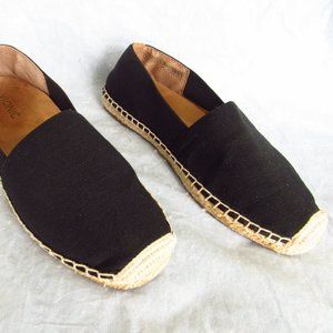 Vionic Valeri Black Espadrille Flats – Women's Size 9 (see size note)